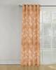 Beige color geometric abstract design readymade curtains available online